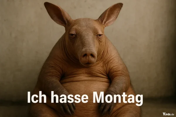 Ich hasse Montag - dickes komisches Tier