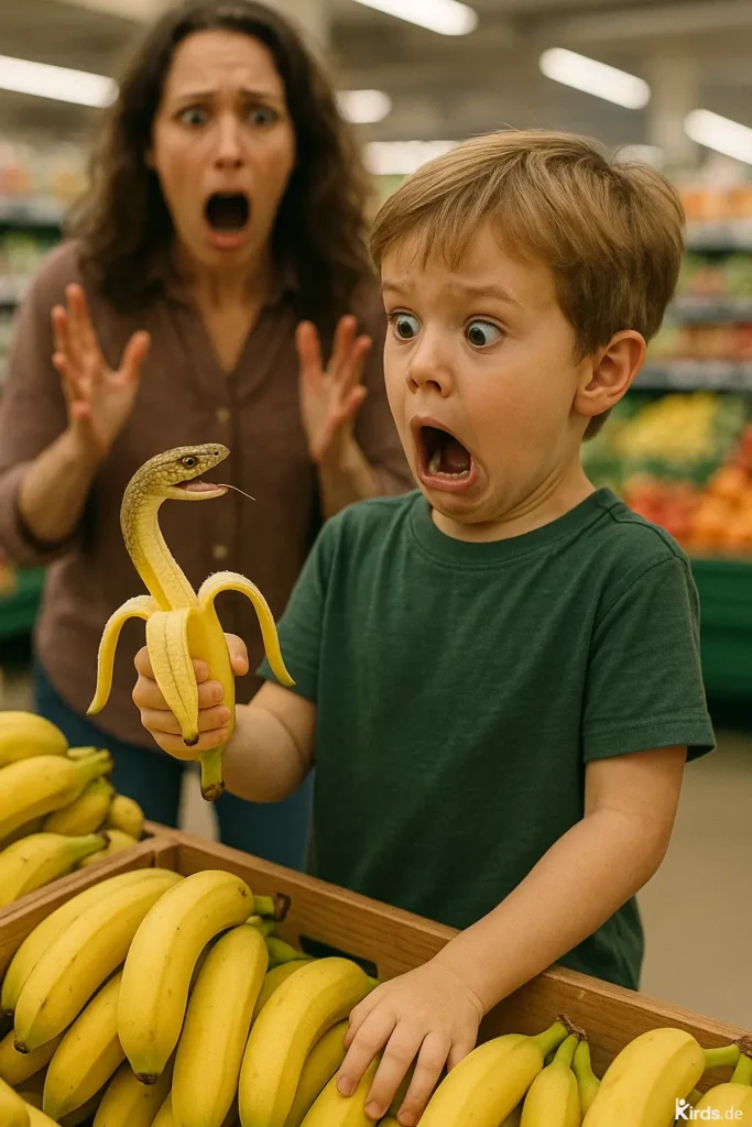 Überraschung Sprüche Bananenschlange lustiges Motiv